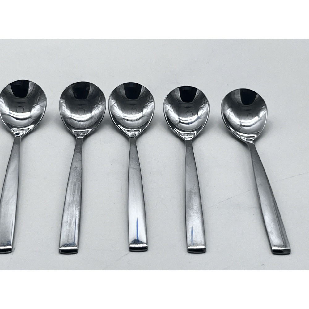 Cromargan WFM Spoons Demitasse Tiny 4 7/8"‎ Stainless Steel Set of 5